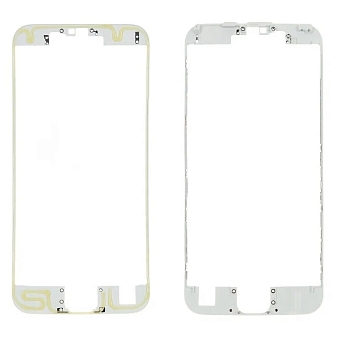 Рамка дисплея для iPhone 6S c клеем (белая)