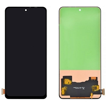 Дисплей для Xiaomi Redmi K40S, K40, Poco F3, F4, MI 11i, 11X, 11X Pro + тачскрин (черный) (OLED Full size)